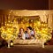 6 Set Balloons Centerpieces for Table with LED String Light 60 Pcs Balloons Light up Table Balloon Stand Centerpieces for Baby Shower Graduation Birthday Wedding Anniversary(Gold)
